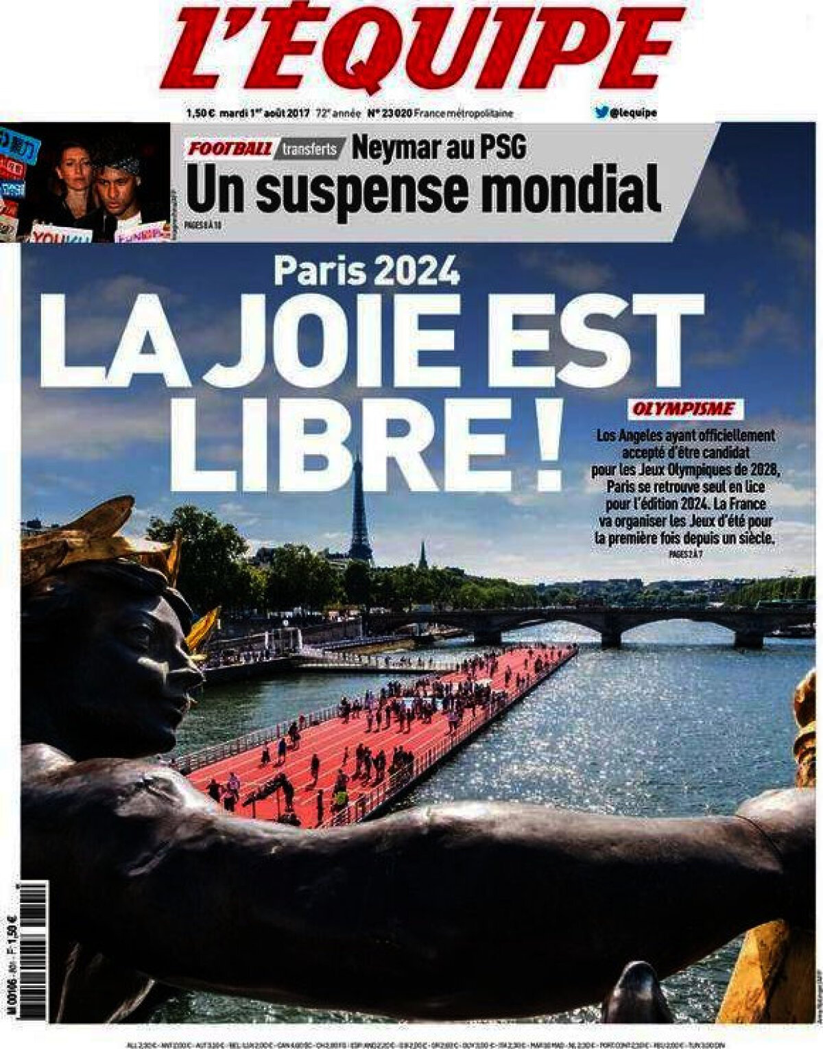 Ce scriu azi ziarele de sport din lume (1 august 2017)