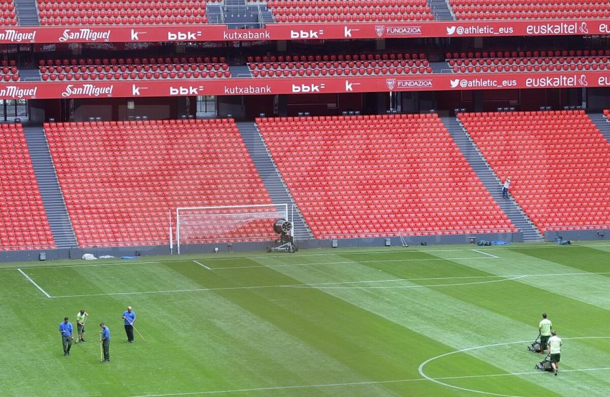 Bilbao - Dinamo // Corespondență din Spania //  GALERIE FOTO + VIDEO Imagini spectaculoase de pe superstadionul pe care va juca Dinamo 