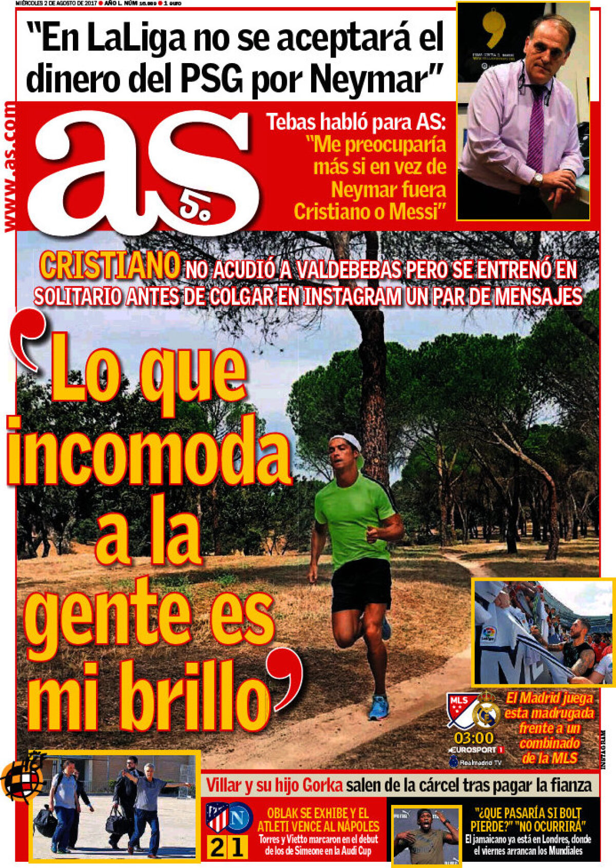 Ce scriu azi ziarele de sport din lume (2 august 2017)