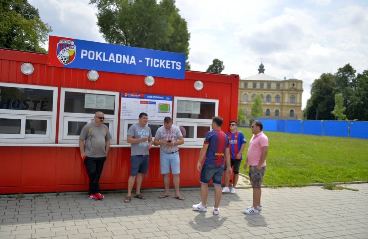 PLZEN - FCSB // FOTO + VIDEO Corespondență din Cehia » Câte bilete au românii la dispoziție pentru meciul de diseară » Imagini de la case