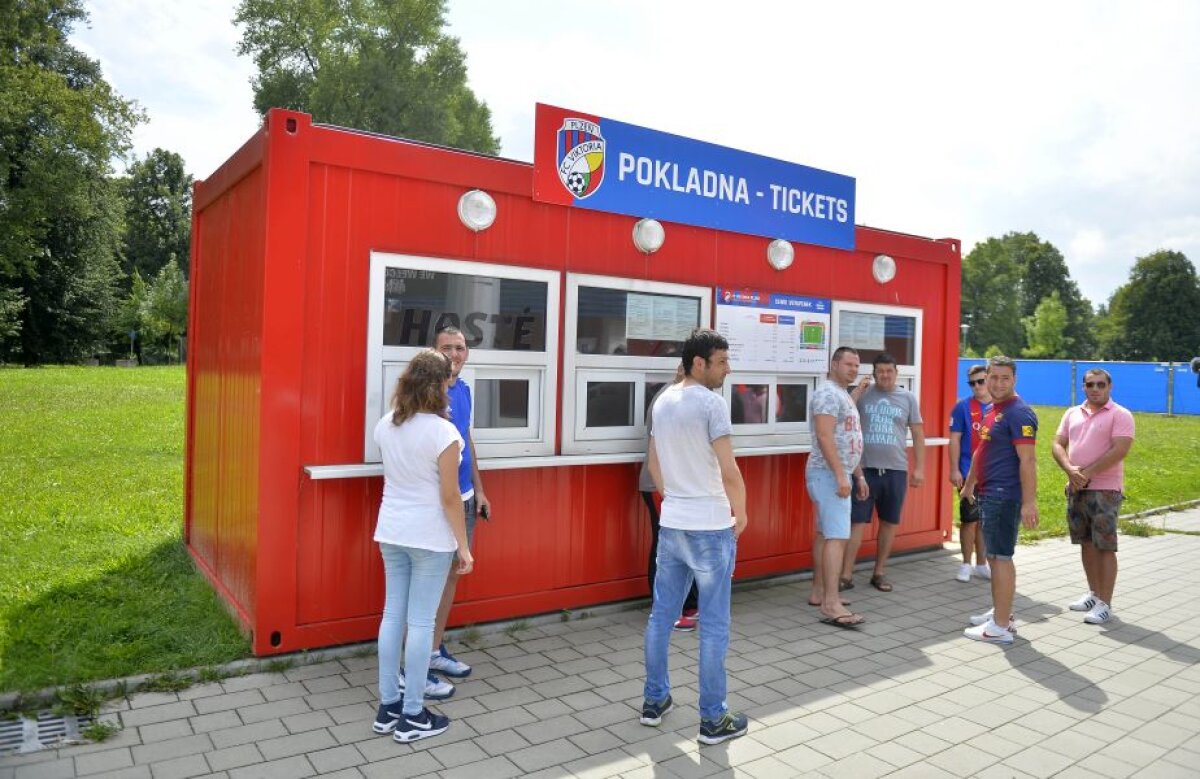 PLZEN - FCSB // FOTO + VIDEO Corespondență din Cehia » Câte bilete au românii la dispoziție pentru meciul de diseară » Imagini de la case