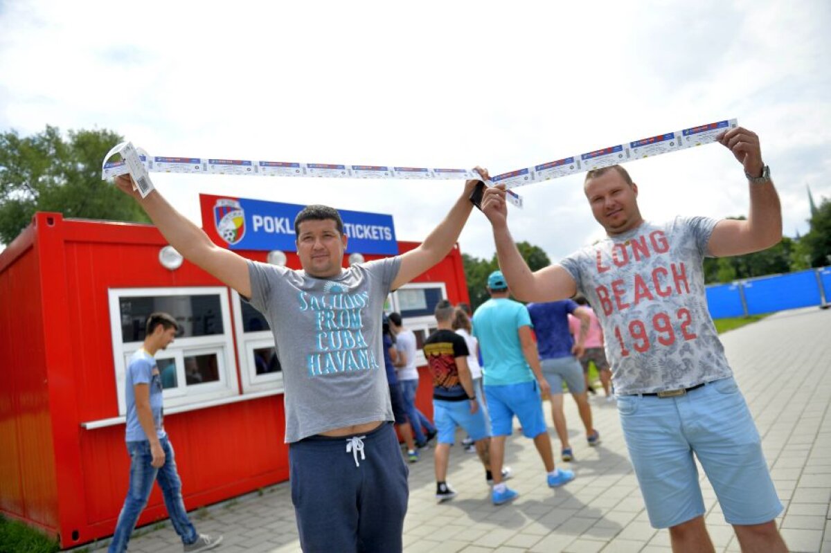 PLZEN - FCSB // FOTO + VIDEO Corespondență din Cehia » Câte bilete au românii la dispoziție pentru meciul de diseară » Imagini de la case