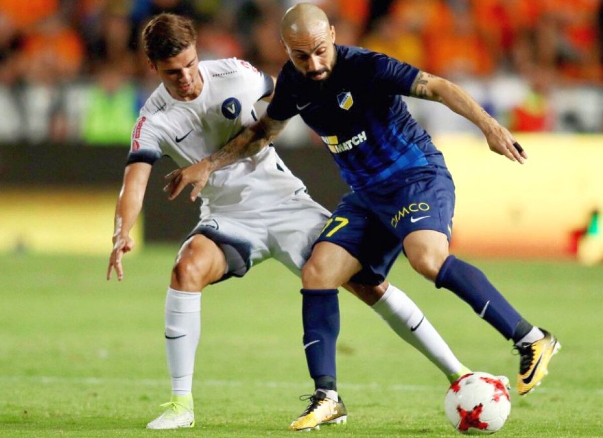 FOTO+VIDEO // APOEL - Viitorul 4-0 » Aventura Viitorului în Liga Campionilor, oprită prematur » Calificarea a fost pierdută în 30 de minute