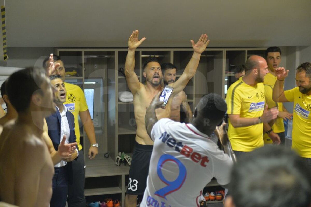 Plzen - FCSB 1-4 // FOTO direct din vestiarul celor de la FCSB » Imaginile bucuriei după o seară magică