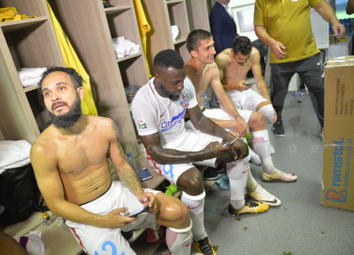 Plzen - FCSB 1-4 // FOTO direct din vestiarul celor de la FCSB » Imaginile bucuriei după o seară magică