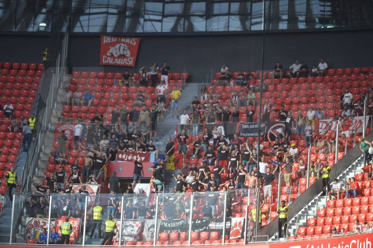 FOTO + VIDEO Athletic Bilbao - Dinamo // Vulcanul roșu » Dinamoviștii joacă la Bilbao într-o atmosferă electrizantă. Nici PCH nu s-a lăsat mai prejos