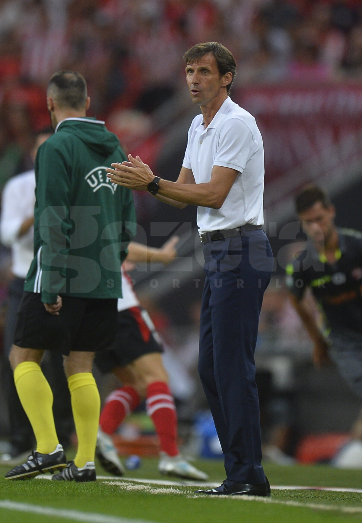 FOTO + VIDEO Athletic Bilbao - Dinamo // Vulcanul roșu » Dinamoviștii joacă la Bilbao într-o atmosferă electrizantă. Nici PCH nu s-a lăsat mai prejos
