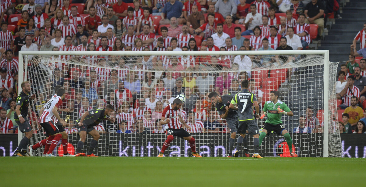 FOTO + VIDEO Athletic Bilbao - Dinamo // Vulcanul roșu » Dinamoviștii joacă la Bilbao într-o atmosferă electrizantă. Nici PCH nu s-a lăsat mai prejos