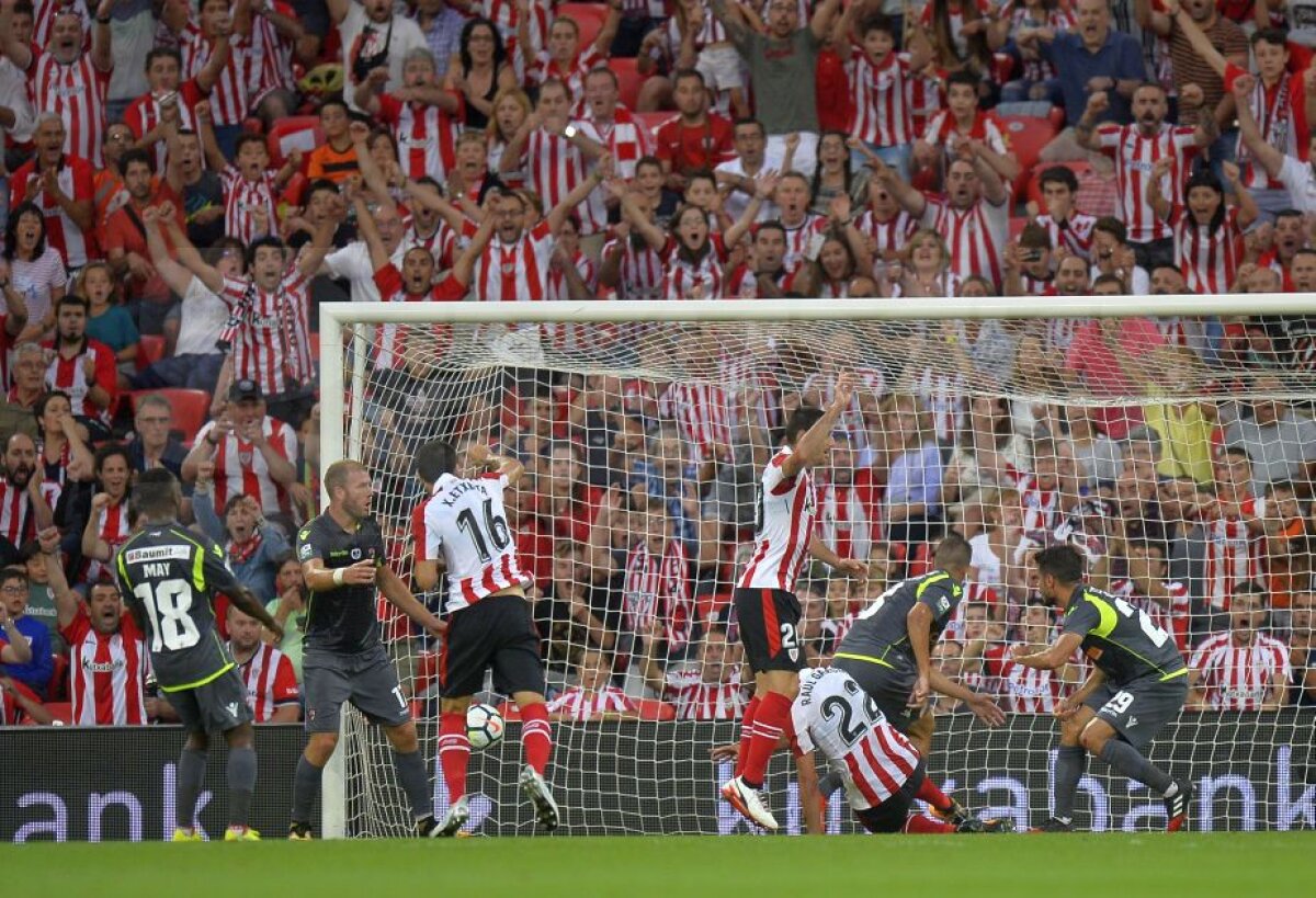 FOTO + VIDEO Athletic Bilbao - Dinamo // Vulcanul roșu » Dinamoviștii joacă la Bilbao într-o atmosferă electrizantă. Nici PCH nu s-a lăsat mai prejos