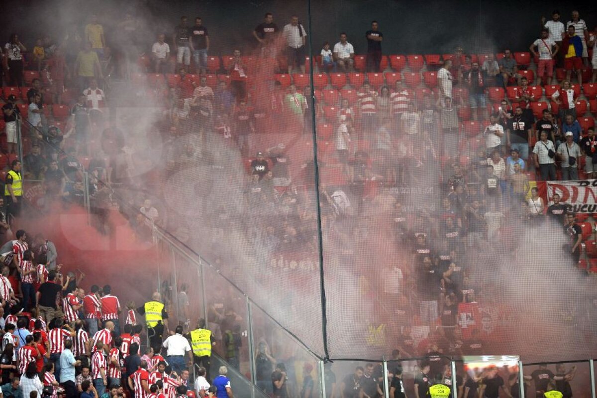 FOTO + VIDEO Athletic Bilbao - Dinamo // Vulcanul roșu » Dinamoviștii joacă la Bilbao într-o atmosferă electrizantă. Nici PCH nu s-a lăsat mai prejos