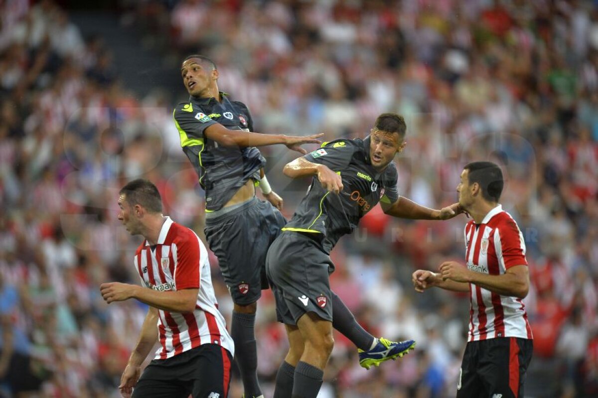 FOTO + VIDEO Athletic Bilbao - Dinamo // Vulcanul roșu » Dinamoviștii joacă la Bilbao într-o atmosferă electrizantă. Nici PCH nu s-a lăsat mai prejos
