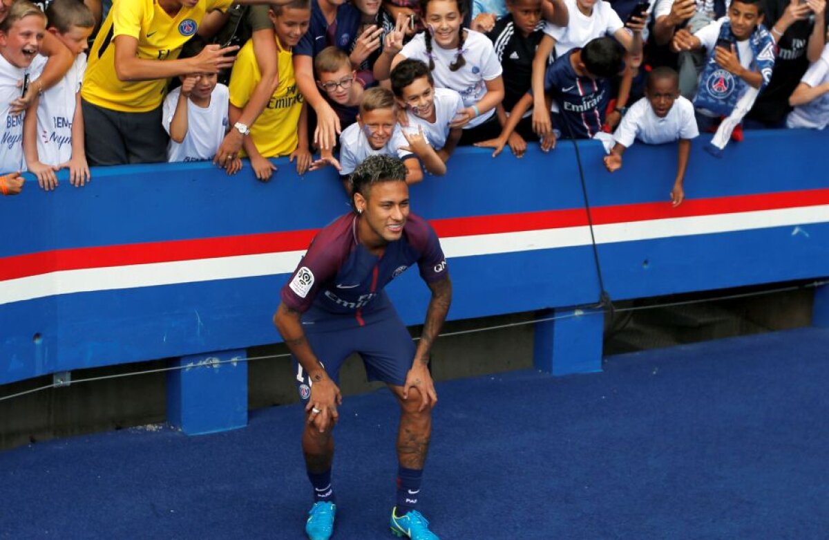 VIDEO + FOTO PSG, debut victorios în Ligue 1 » Cum a fost primit Neymar pe Parc des Princes