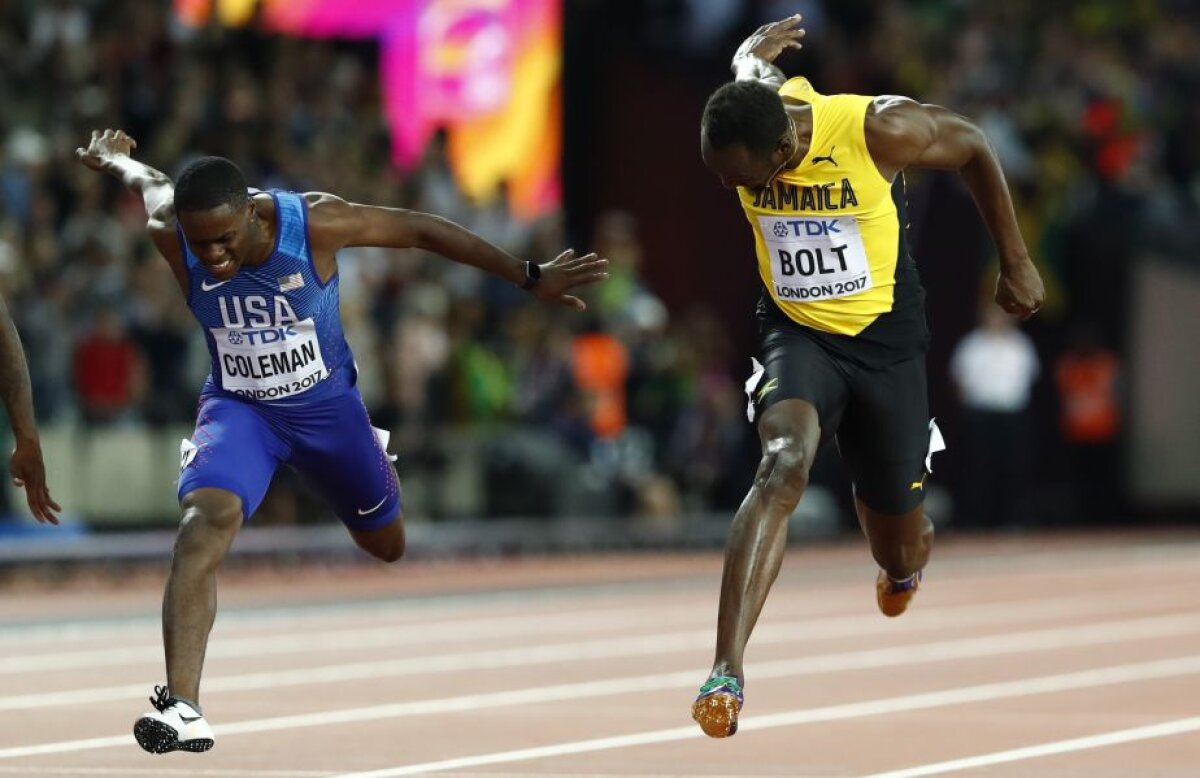 GALERIE FOTO Apus de legendă! Bolt pierde ultima cursă de 100 de metri din carieră