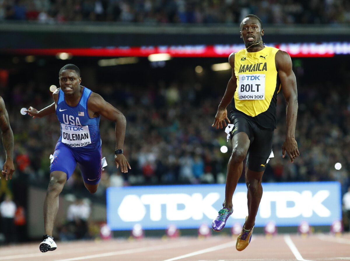 GALERIE FOTO Apus de legendă! Bolt pierde ultima cursă de 100 de metri din carieră