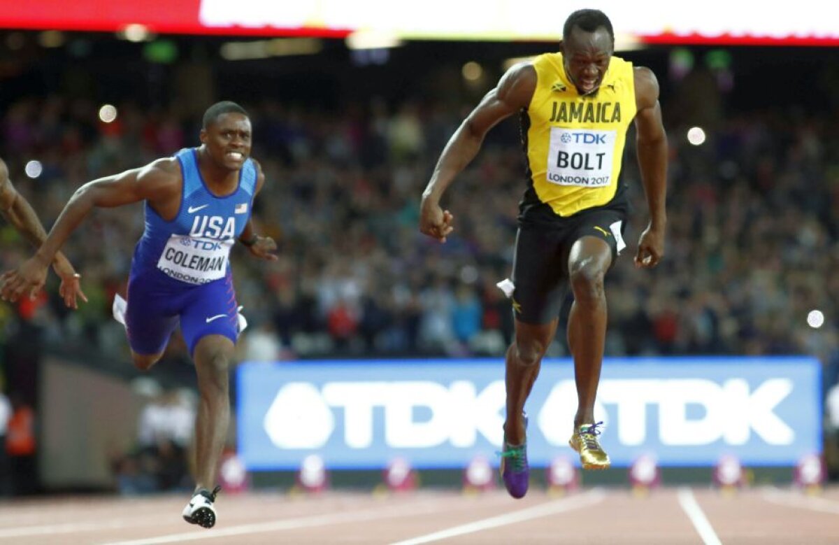 GALERIE FOTO Apus de legendă! Bolt pierde ultima cursă de 100 de metri din carieră