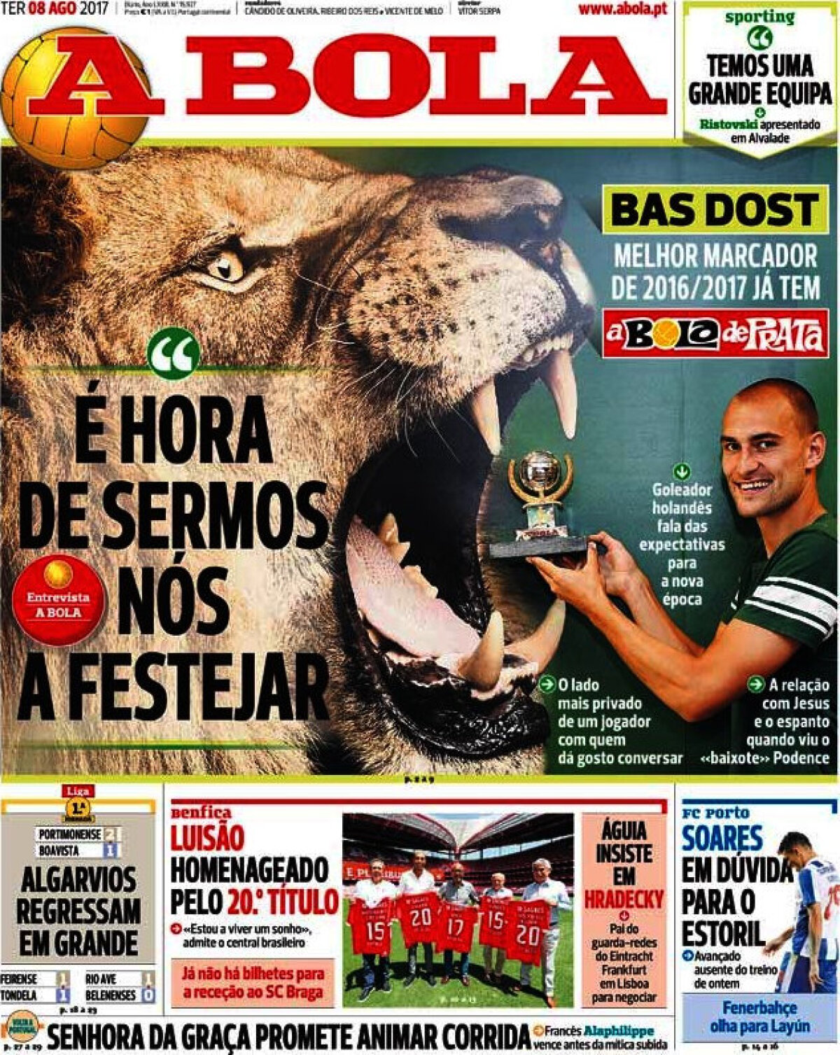 Ce scriu azi ziarele de sport din lume (8 august 2017)