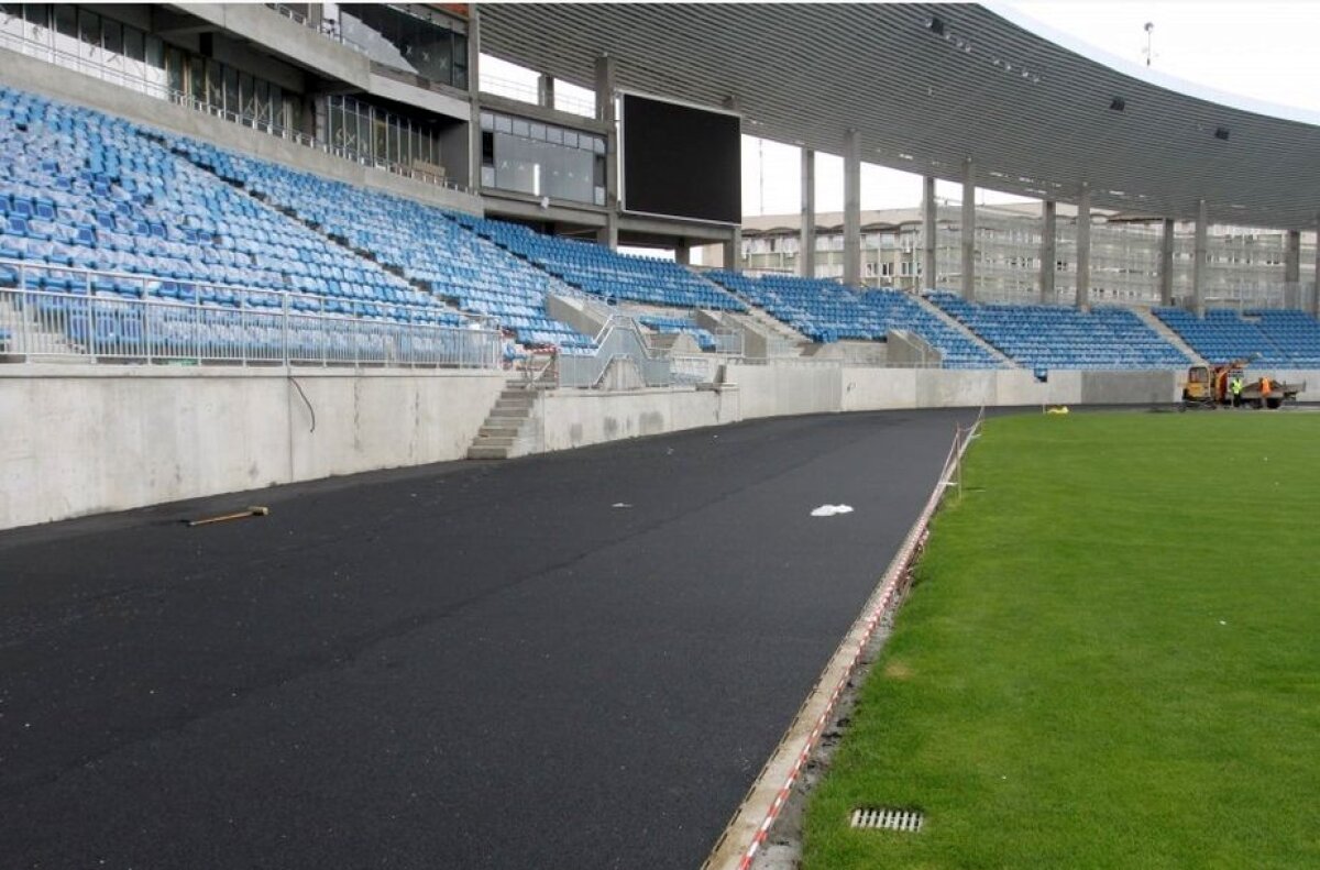 VIDEO + FOTO Imagini spectaculoase » Cum se vede de pe gazon noua bijuterie din România