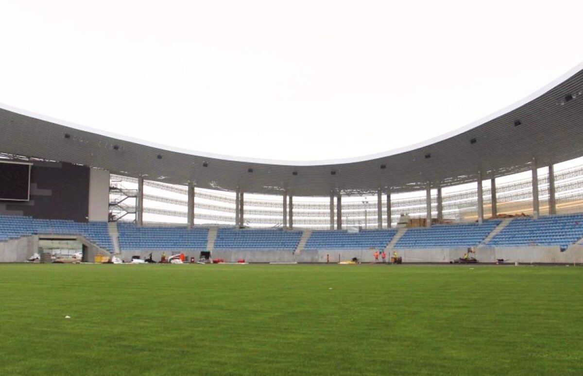 VIDEO + FOTO Imagini spectaculoase » Cum se vede de pe gazon noua bijuterie din România