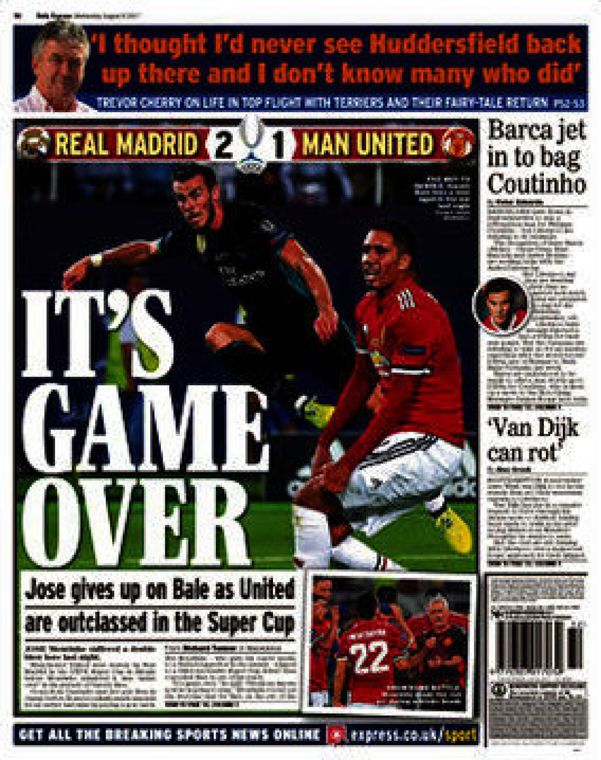 Ce scriu azi ziarele de sport din lume (9 august 2017)