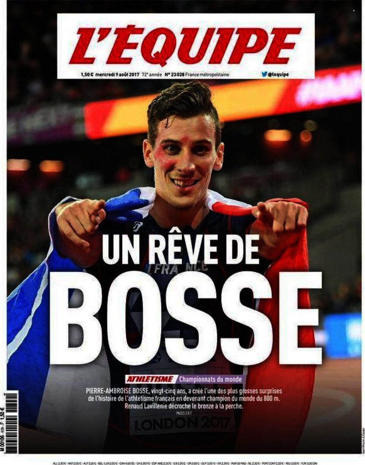 Ce scriu azi ziarele de sport din lume (9 august 2017)