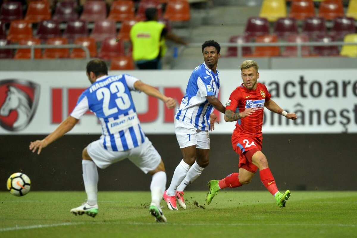 VIDEO+FOTO // FCSB - Poli Iași 1-1 » Al doilea pas greșit în Liga 1 pentru Nicolae Dică