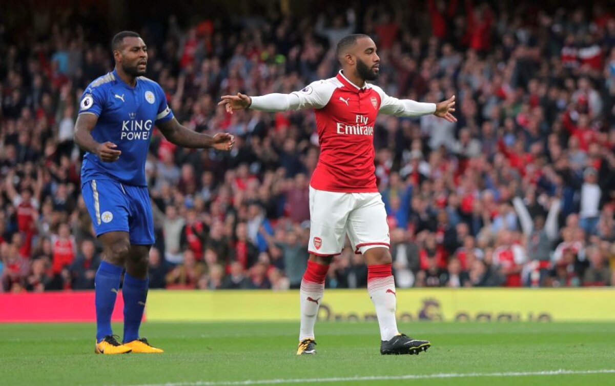 VIDEO+FOTO » Spectacol cu 7 goluri în Arsenal - Leicester, primul meci din Premier League » Revenire extraordinară a "tunarilor"!