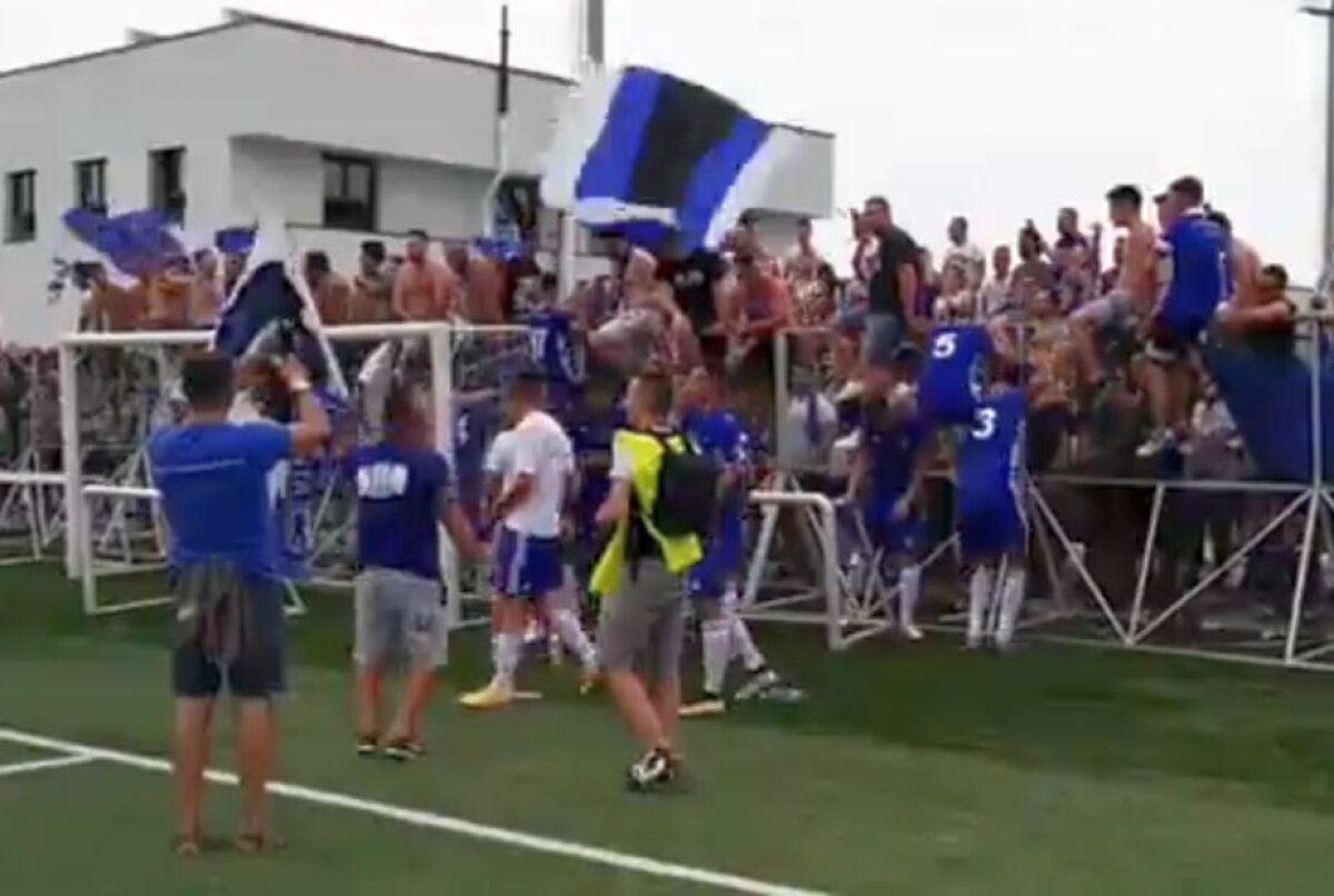 FOTO Revenire de vis pentru echipa lui Adrian Mititelu, FC U Craiova » A fost susținută de peste 1.000 de fani la meciul din Liga a 4-a