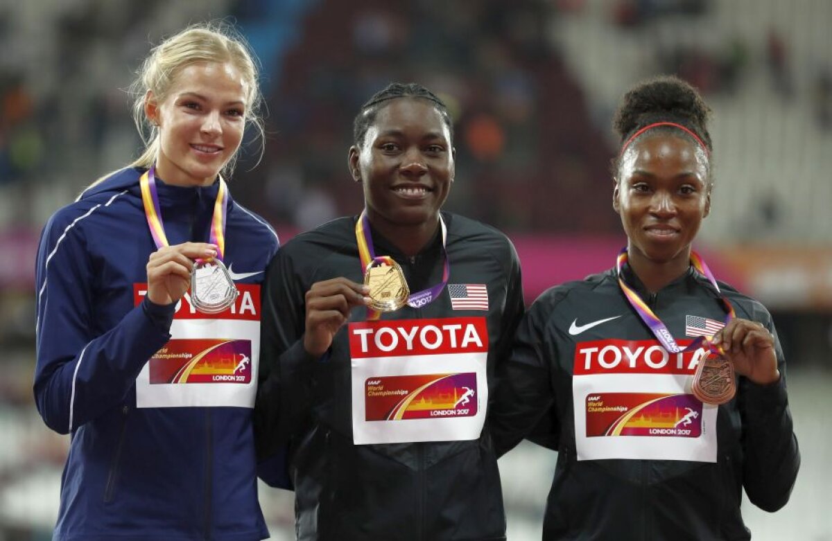 FOTO Brittney Reese a egalat două legende și a dedicat victoria bunicului recent dispărut