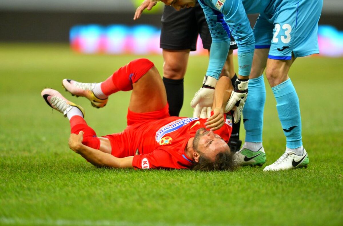 FOTO Ghinion teribil pentru Teixeira! Portughezul s-a accidentat și a fost schimbat după doar 10 minute