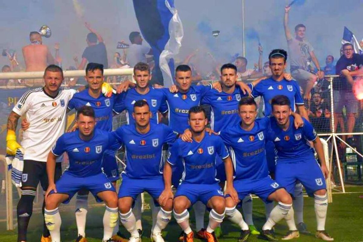 VIDEO » FC U Craiova a învins în primul meci oficial după revenirea în fotbal, scor 4-0 » Spectacol realizat de jucători și suporteri
