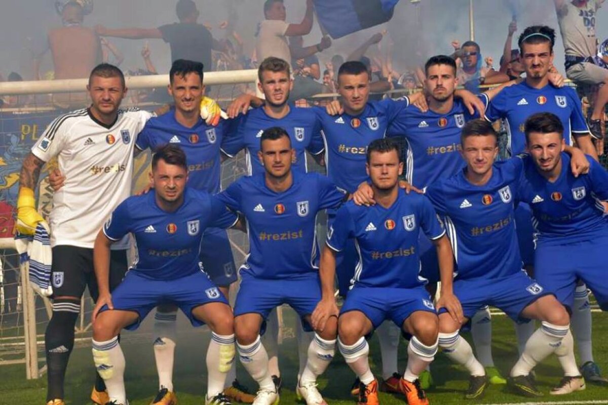 FOTO Revenire de vis pentru echipa lui Adrian Mititelu, FC U Craiova » A fost susținută de peste 1.000 de fani la meciul din Liga a 4-a
