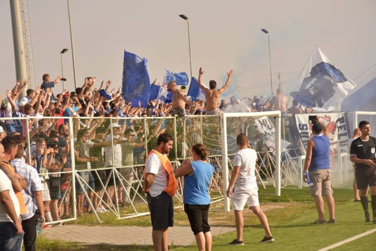 VIDEO » FC U Craiova a învins în primul meci oficial după revenirea în fotbal, scor 4-0 » Spectacol realizat de jucători și suporteri