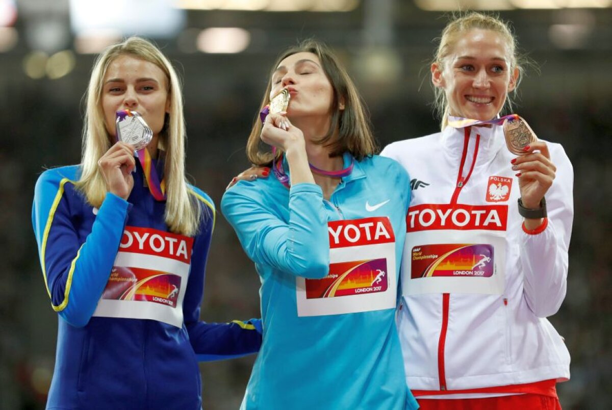 GALERIE FOTO Bombele sexy vor fi date uitării » Prezența angelică de pe podiumul Campionatelor Mondiale de Atletism