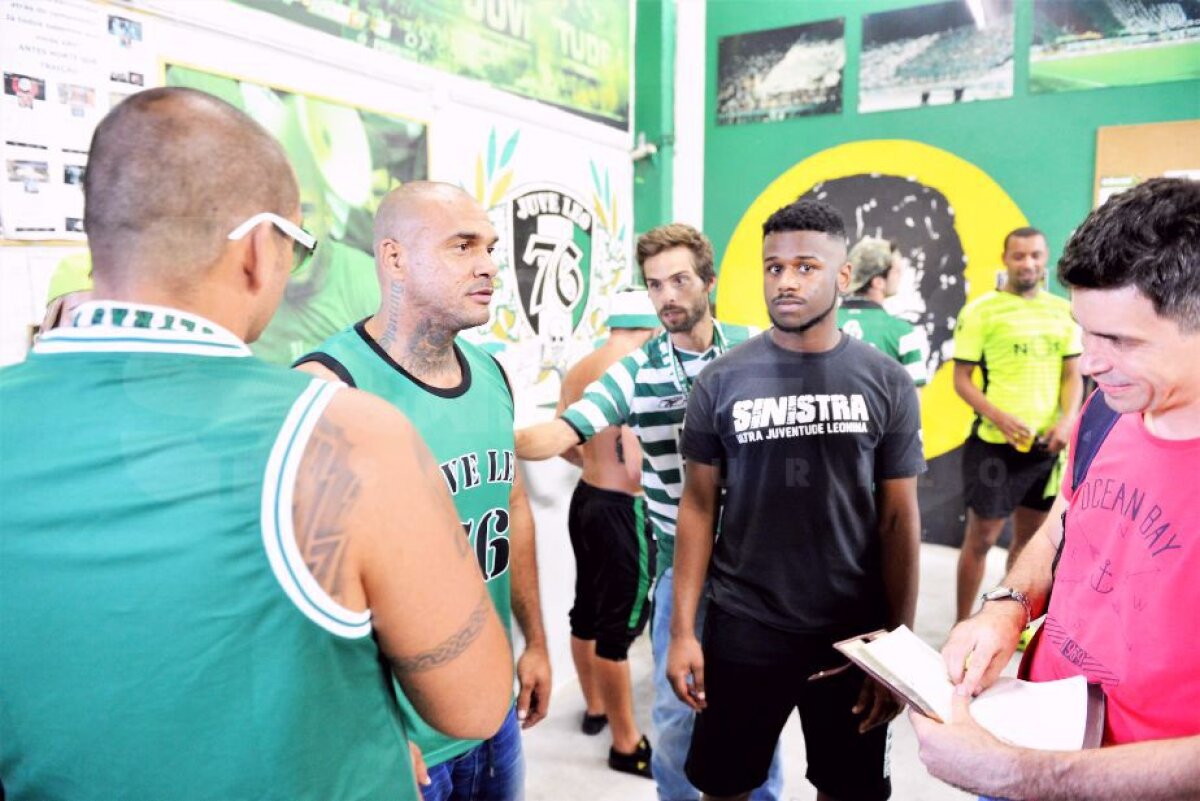 Corespondență din Portugalia // VIDEO + FOTO Fanaticii lusitani așteaptă FCSB » Reportaj din casa ultrașilor lui Sporting: "Ai tricou roșu, ca Benfica! Asta înseamnă dușmanul şi nu e bine"