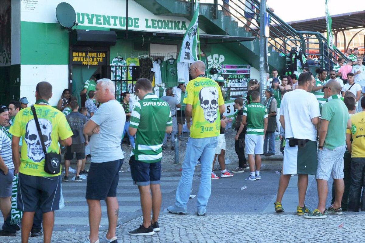 Corespondență din Portugalia // VIDEO + FOTO Fanaticii lusitani așteaptă FCSB » Reportaj din casa ultrașilor lui Sporting: "Ai tricou roșu, ca Benfica! Asta înseamnă dușmanul şi nu e bine"