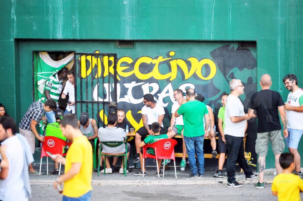 Corespondență din Portugalia // VIDEO + FOTO Fanaticii lusitani așteaptă FCSB » Reportaj din casa ultrașilor lui Sporting: "Ai tricou roșu, ca Benfica! Asta înseamnă dușmanul şi nu e bine"