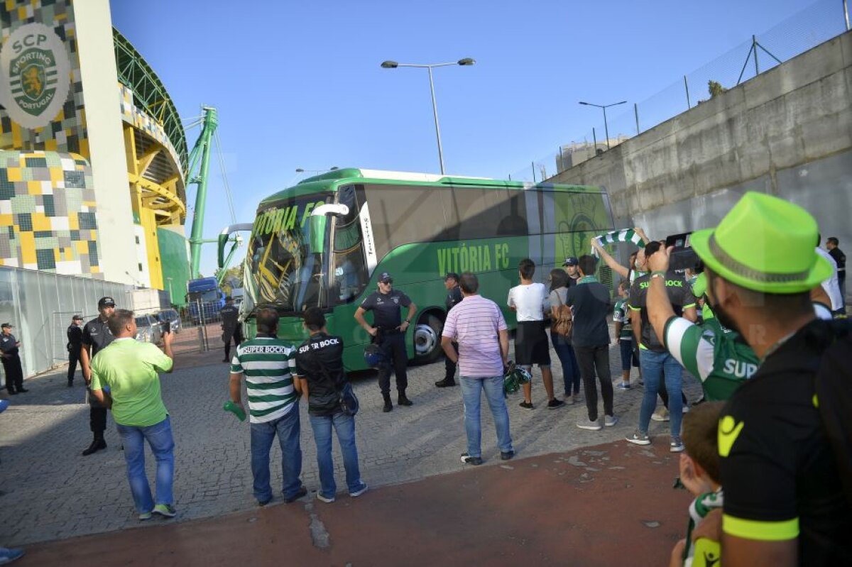 Corespondență din Portugalia // VIDEO + FOTO Fanaticii lusitani așteaptă FCSB » Reportaj din casa ultrașilor lui Sporting: "Ai tricou roșu, ca Benfica! Asta înseamnă dușmanul şi nu e bine"