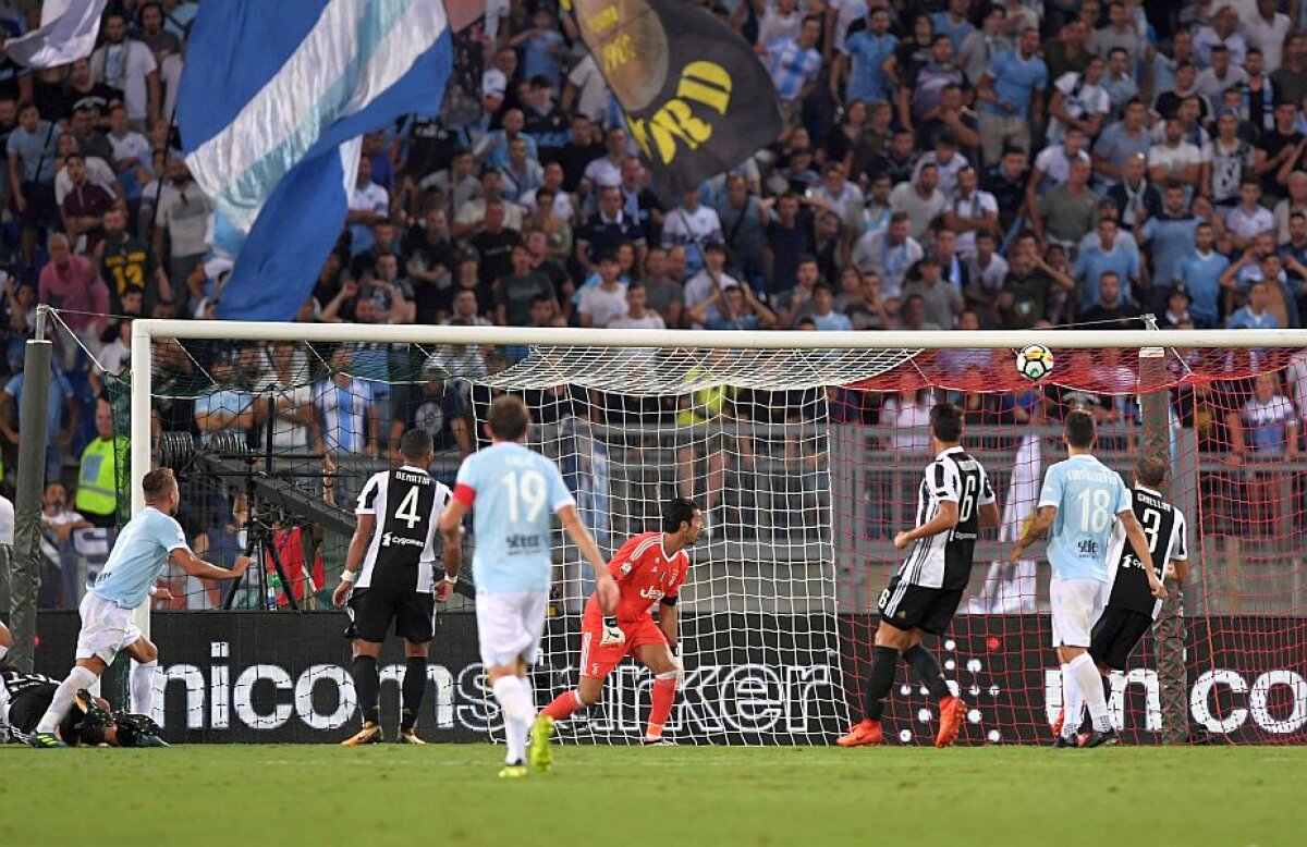 FOTO+VIDEO Juventus, învinsă de Lazio în Supercupa Italiei, după un final de meci dramatic » Trei goluri marcate în ultimele 10 minute