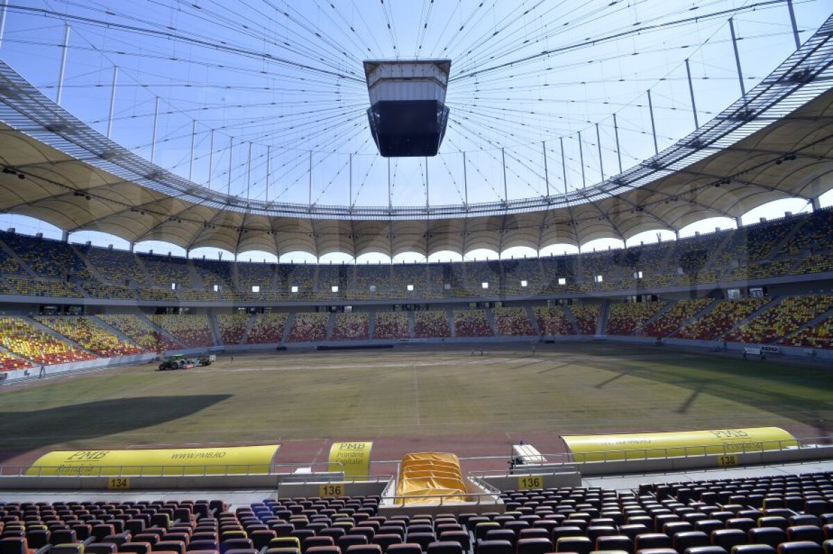 GALERIE FOTO A început înlocuirea gazonului de pe Arena Națională: "Va fi cel mai ieftin din istorie"