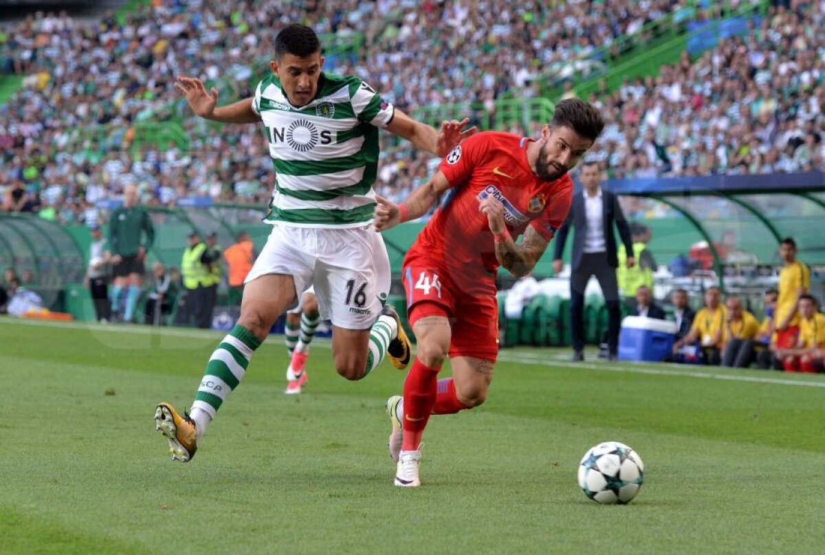 VIDEO + FOTO » Au scăpat cu viață din groapa leilor » Sporting Lisabona - FCSB 0-0 » Șanse mari de calificare în grupele Champions League