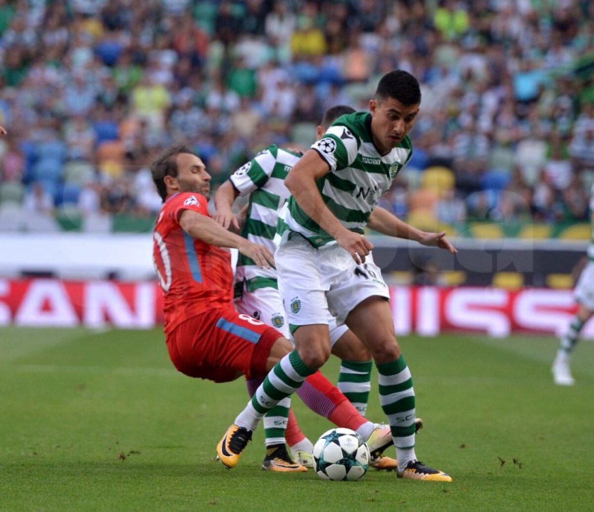 VIDEO + FOTO » Au scăpat cu viață din groapa leilor » Sporting Lisabona - FCSB 0-0 » Șanse mari de calificare în grupele Champions League