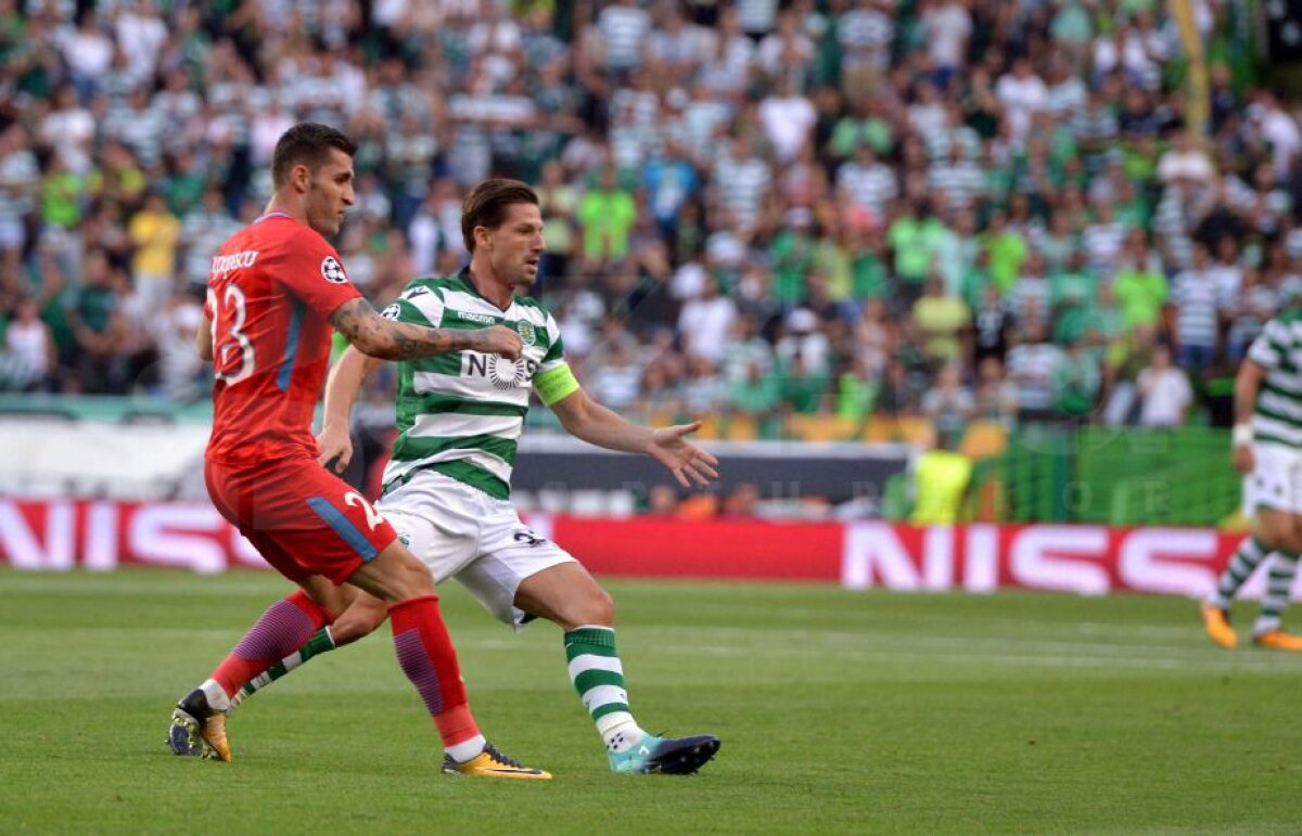 VIDEO + FOTO » Au scăpat cu viață din groapa leilor » Sporting Lisabona - FCSB 0-0 » Șanse mari de calificare în grupele Champions League