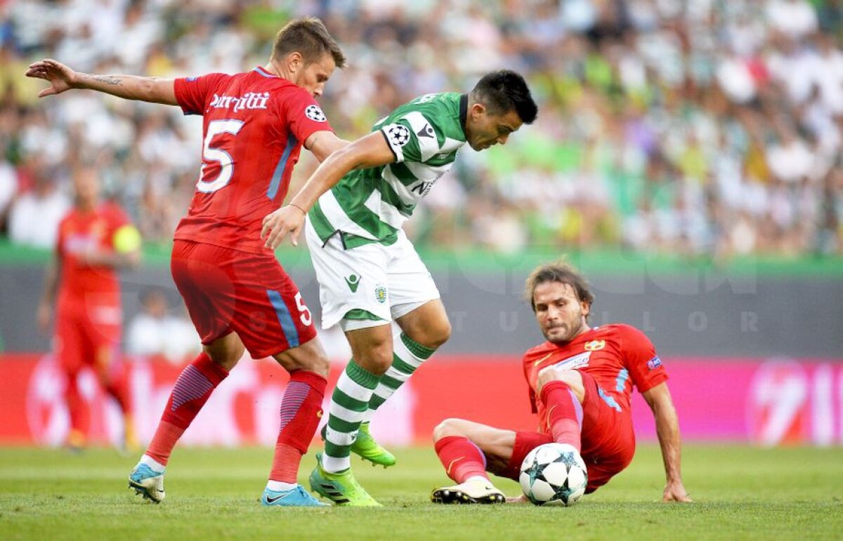 VIDEO + FOTO » Au scăpat cu viață din groapa leilor » Sporting Lisabona - FCSB 0-0 » Șanse mari de calificare în grupele Champions League