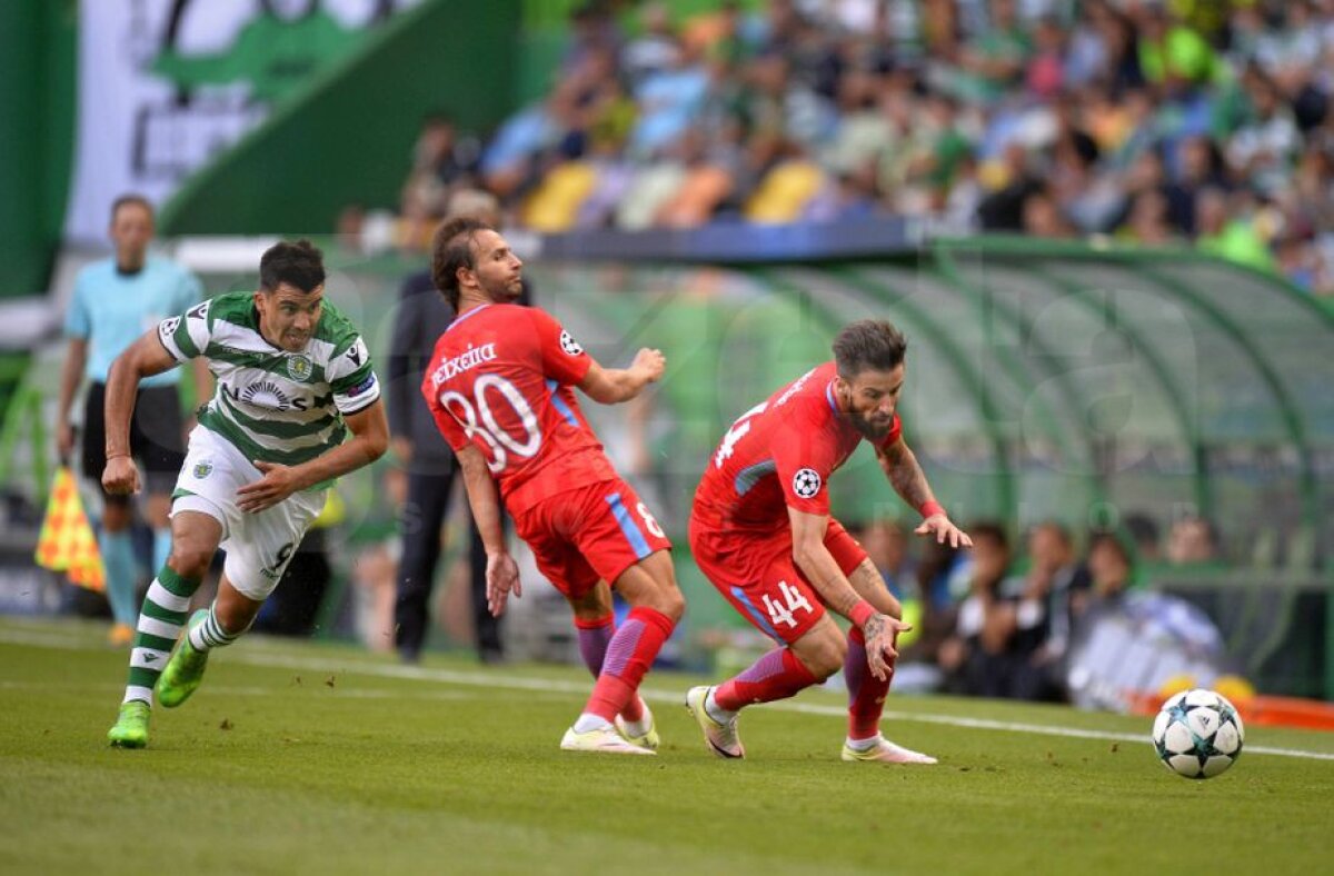 VIDEO + FOTO » Au scăpat cu viață din groapa leilor » Sporting Lisabona - FCSB 0-0 » Șanse mari de calificare în grupele Champions League
