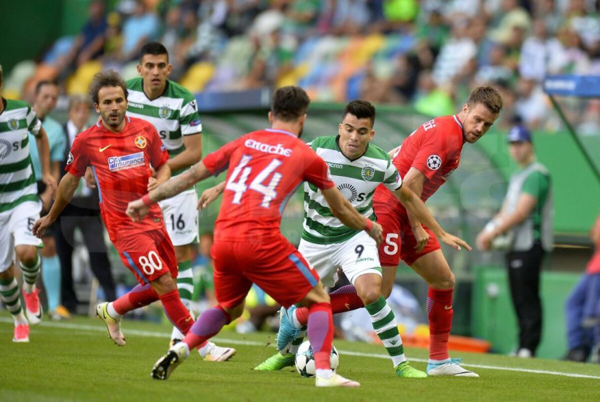 VIDEO + FOTO » Au scăpat cu viață din groapa leilor » Sporting Lisabona - FCSB 0-0 » Șanse mari de calificare în grupele Champions League