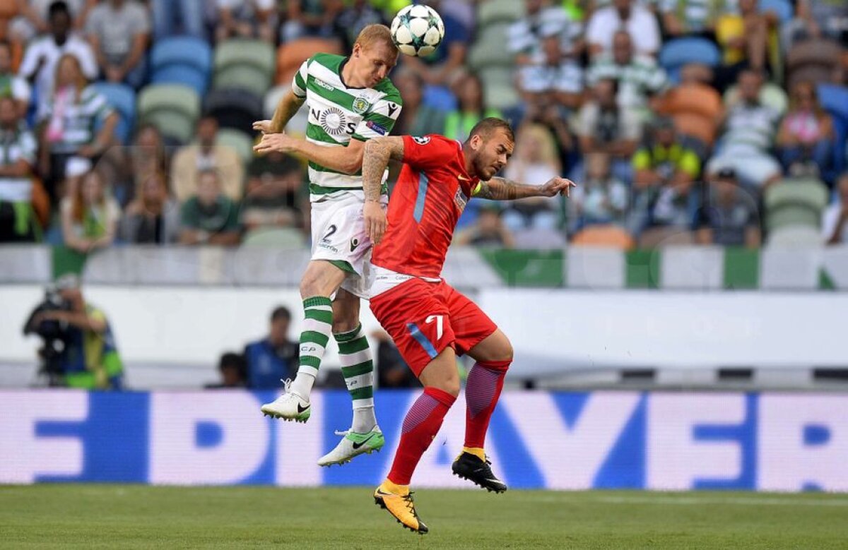 VIDEO + FOTO » Au scăpat cu viață din groapa leilor » Sporting Lisabona - FCSB 0-0 » Șanse mari de calificare în grupele Champions League