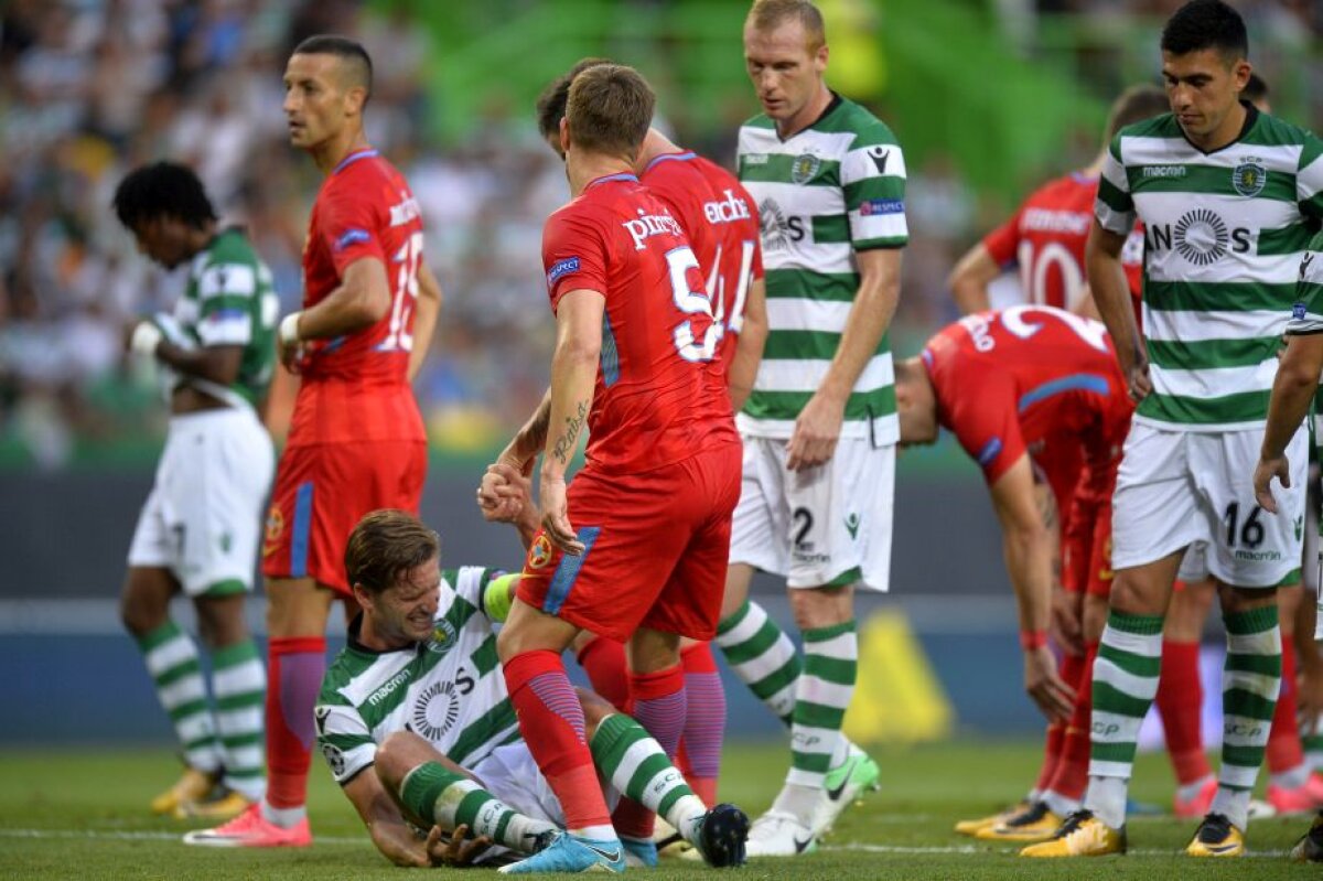 VIDEO + FOTO » Au scăpat cu viață din groapa leilor » Sporting Lisabona - FCSB 0-0 » Șanse mari de calificare în grupele Champions League