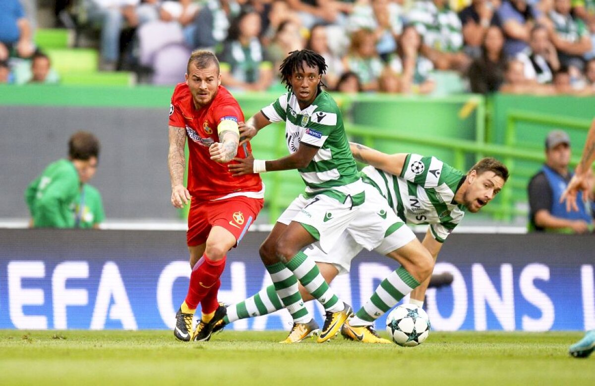 VIDEO + FOTO » Au scăpat cu viață din groapa leilor » Sporting Lisabona - FCSB 0-0 » Șanse mari de calificare în grupele Champions League