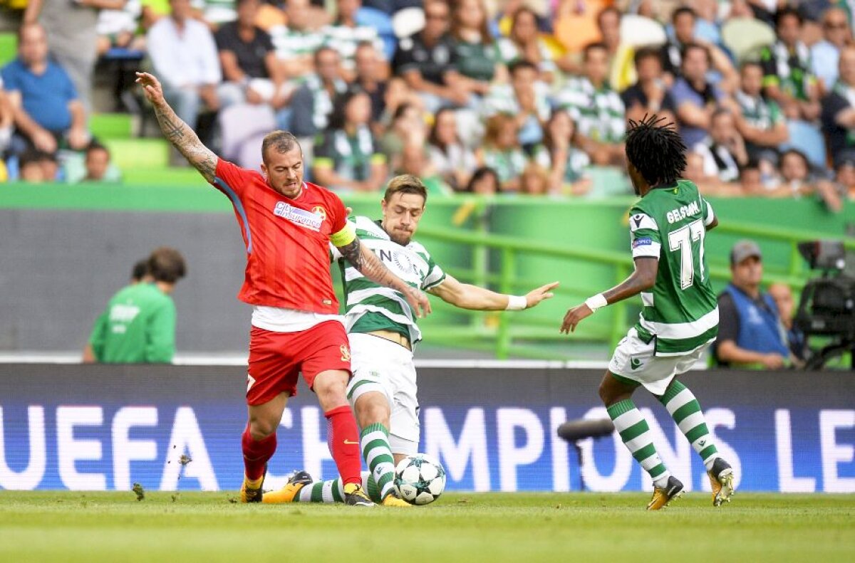 VIDEO + FOTO » Au scăpat cu viață din groapa leilor » Sporting Lisabona - FCSB 0-0 » Șanse mari de calificare în grupele Champions League