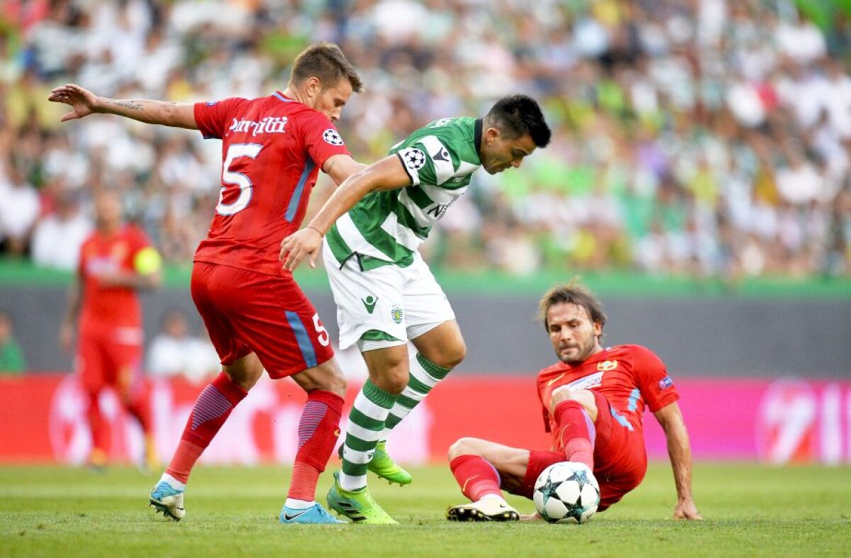 VIDEO + FOTO » Au scăpat cu viață din groapa leilor » Sporting Lisabona - FCSB 0-0 » Șanse mari de calificare în grupele Champions League
